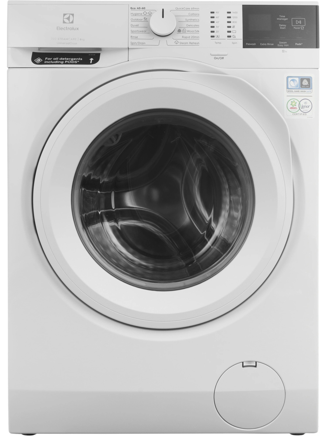 Изображение товара Стиральная машина Electrolux EW7F2481UE 8 кг фронтальная белая