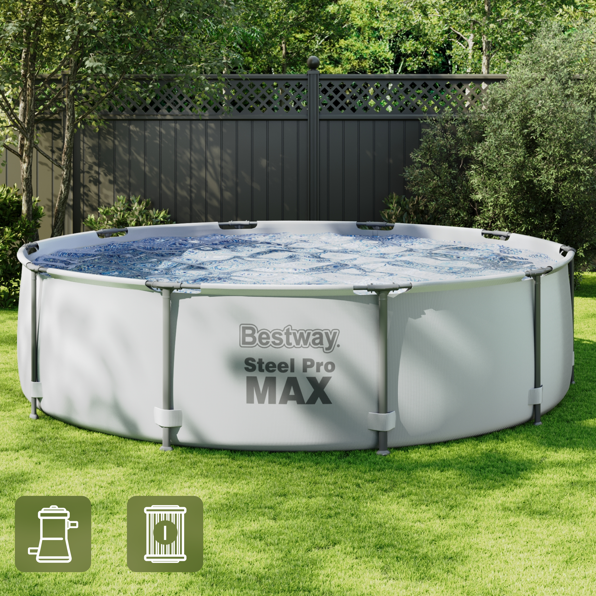 Изображение товара Бассейн каркасный Bestway 56406 BW 305x76 см