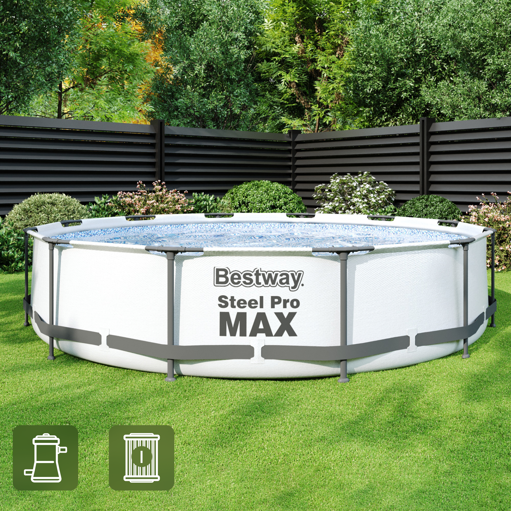 Бассейн каркасный Bestway 56416 BW 366x76 см