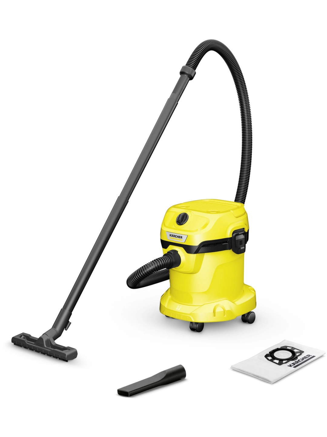 Изображение товара Строительный пылесос Karcher WD 2 V-15/4/18 1000Вт для сухой и влажной уборки