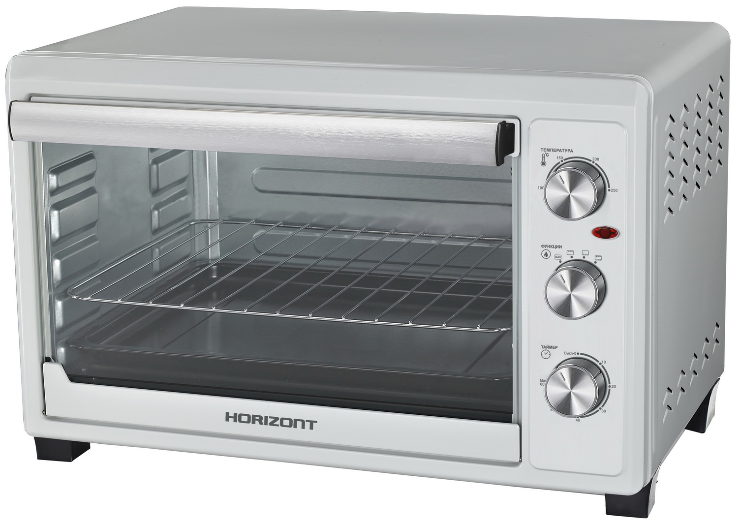 Изображение товара Электропечь HORIZONT MO-4501W с таймером и 45 л объема