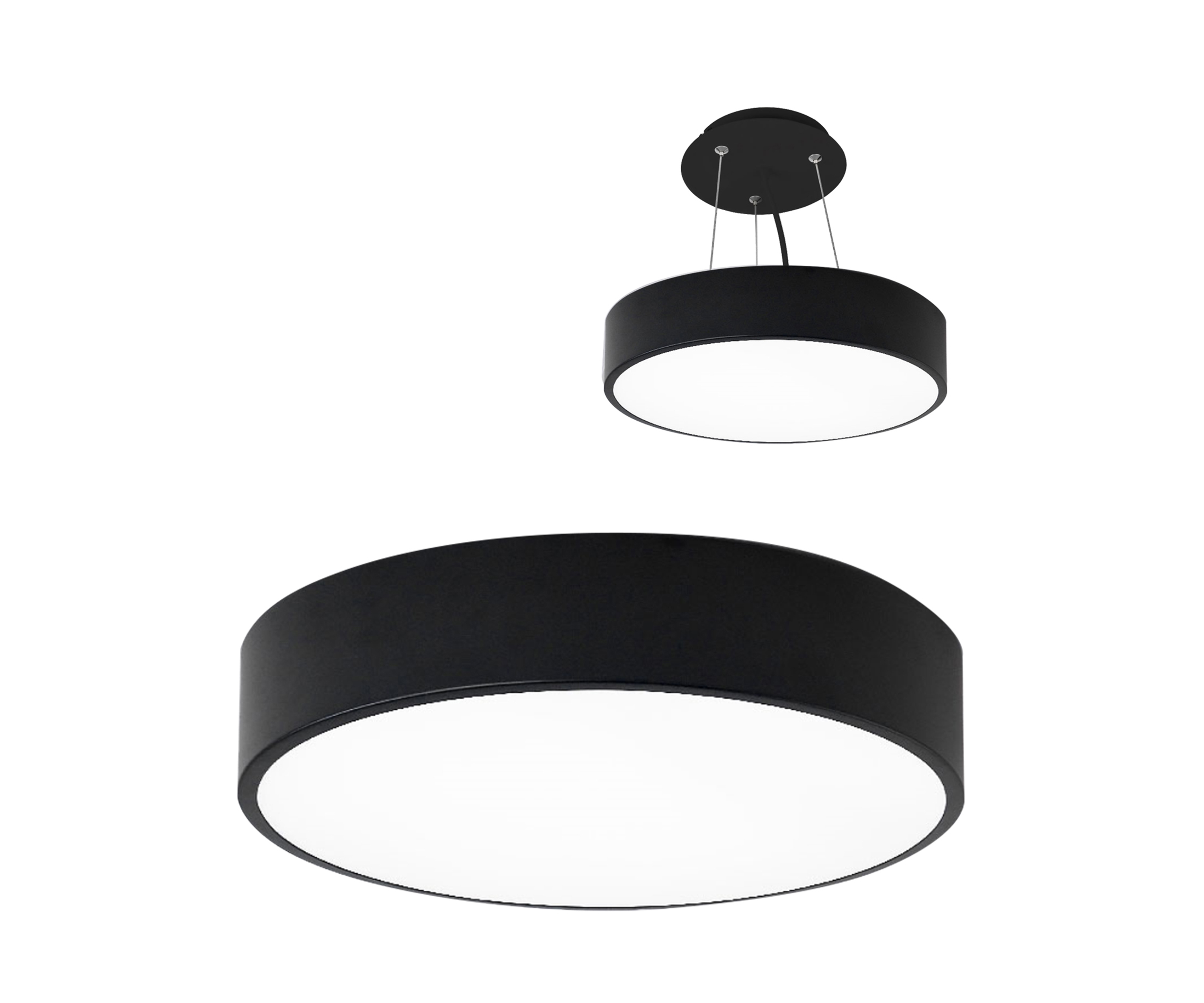Изображение товара Настенно-потолочный светильник светодиодный Kink light Медина 20 м² белый черный