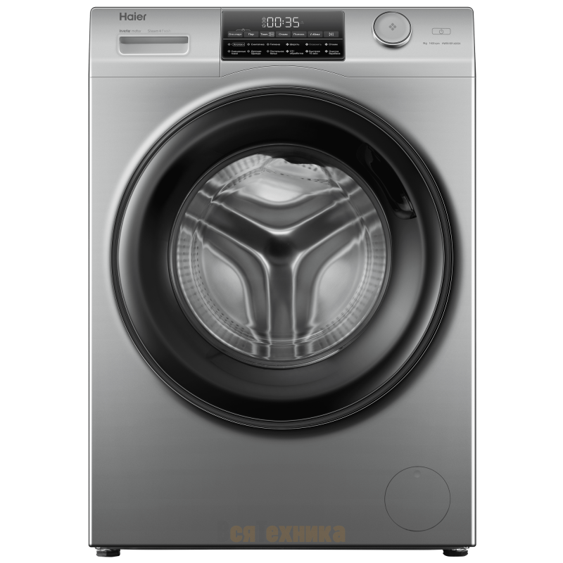 Изображение товара Стиральная машина Haier Hw90-bp14959s 59.5x85x49.7см 9 кг цвет серебристый