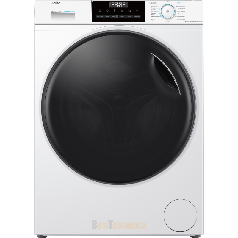 Изображение товара Стиральная машина с сушкой Haier HWD80-BP14929A 8 кг 5 кг 85x59.5x45 см белая