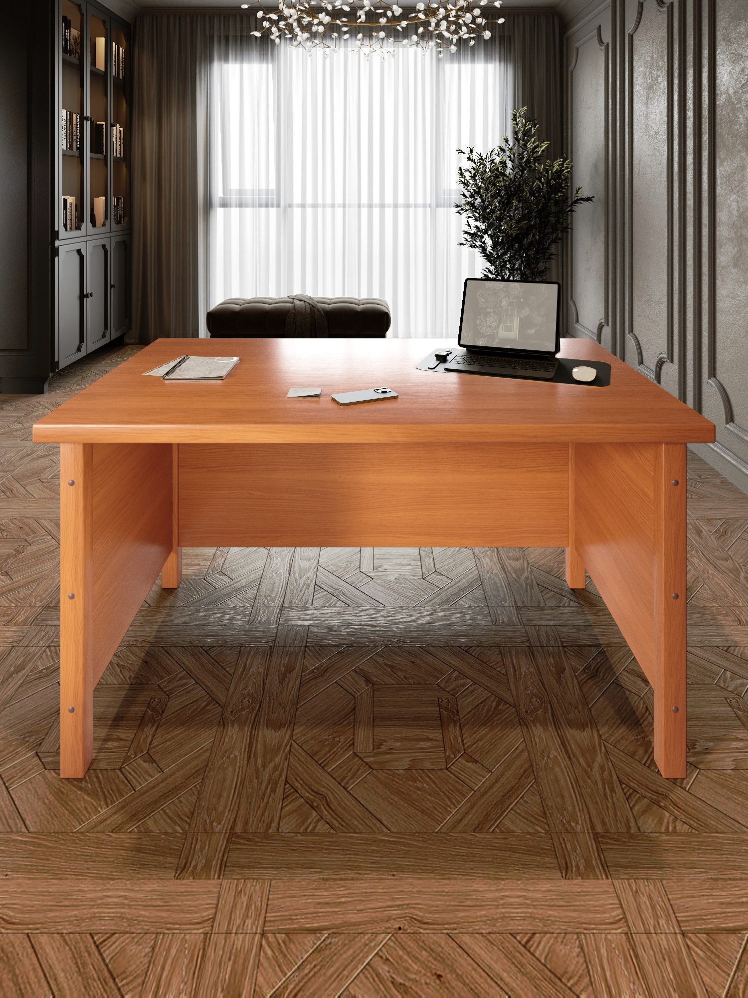 Изображение товара Стол Solarius Классика 80x75x140 см Массив сосны цвет ольха