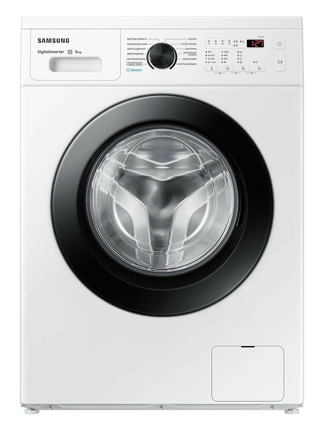 Изображение товара Стиральная машина Samsung Ww60ag4s00ce/ld 55x87x68 см 6 кг цвет белый