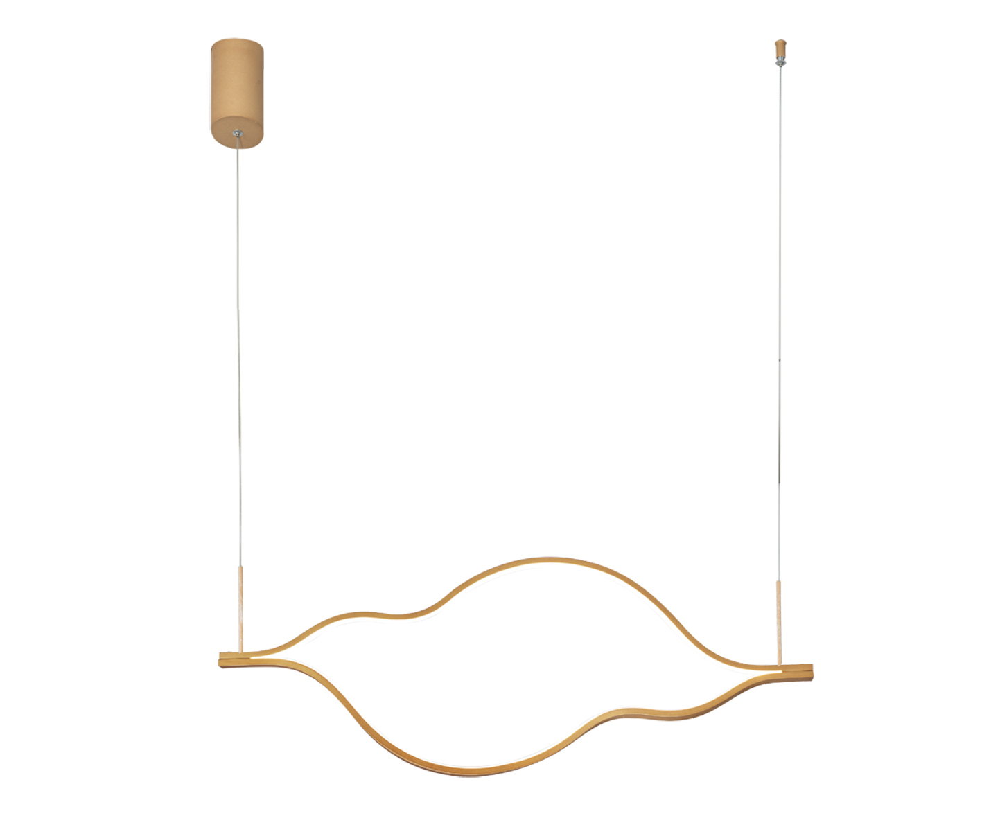 Изображение товара Светильник подвесной светодиодный Kink light Линн 08258-100.33p 10 м² нейтральный белый свет цвет золото