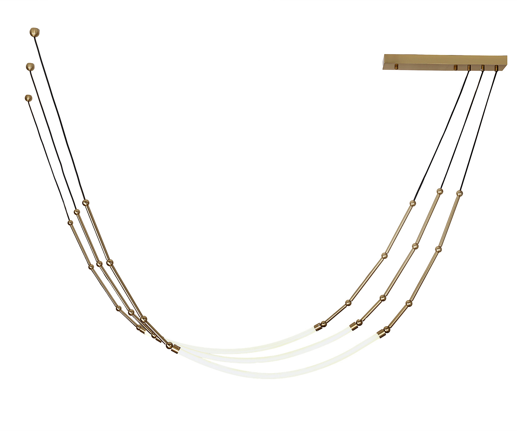 Изображение товара Подвесной светильник Kink Light Бофорт 3 плафона, современный дизайн, 20 м²