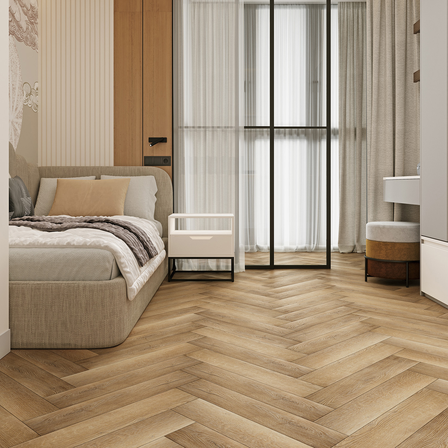 Изображение товара SPC плитка Floorwood Authentic Dark castle 43 класс влагостойкая 4 мм