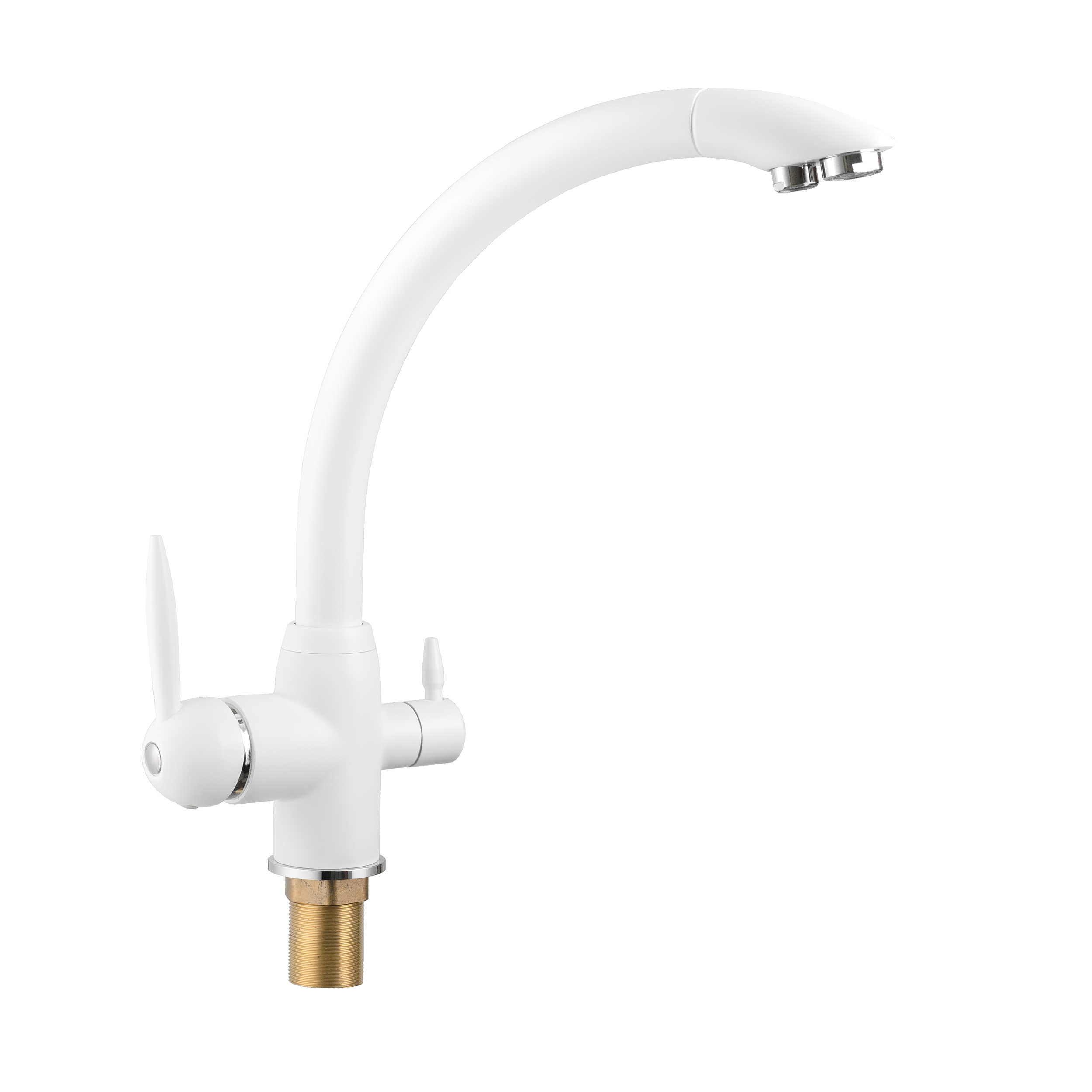 Изображение товара Смеситель для кухни Potato P4099-7 с поворотным изливом и подключением фильтра