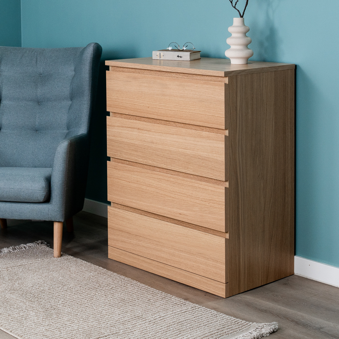 Изображение товара Комод Гуд Лакк Варма прайм 4 ящика 80.3x48.2x99.8 см