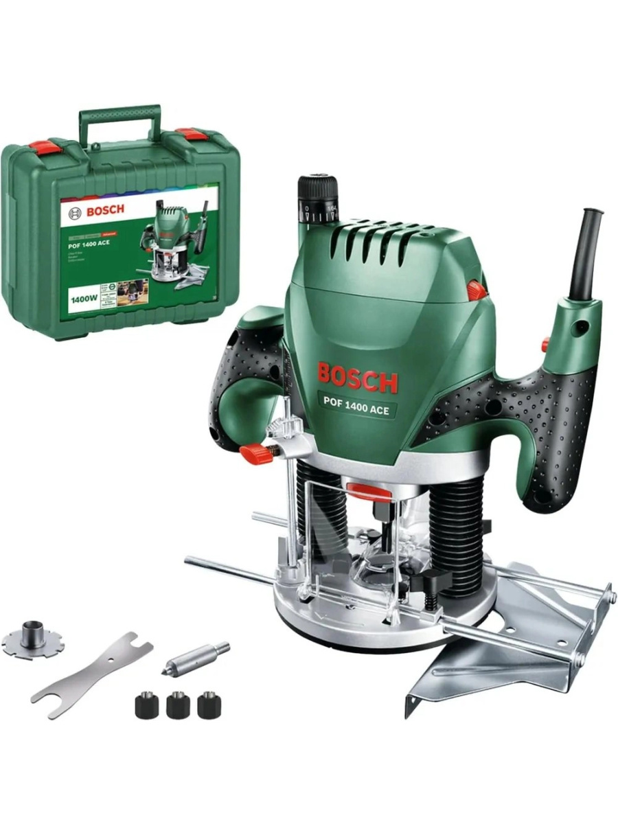 Изображение товара Фрезер сетевой универсальный Bosch POF 1400 ACE, 060326C820, 1400 Вт
