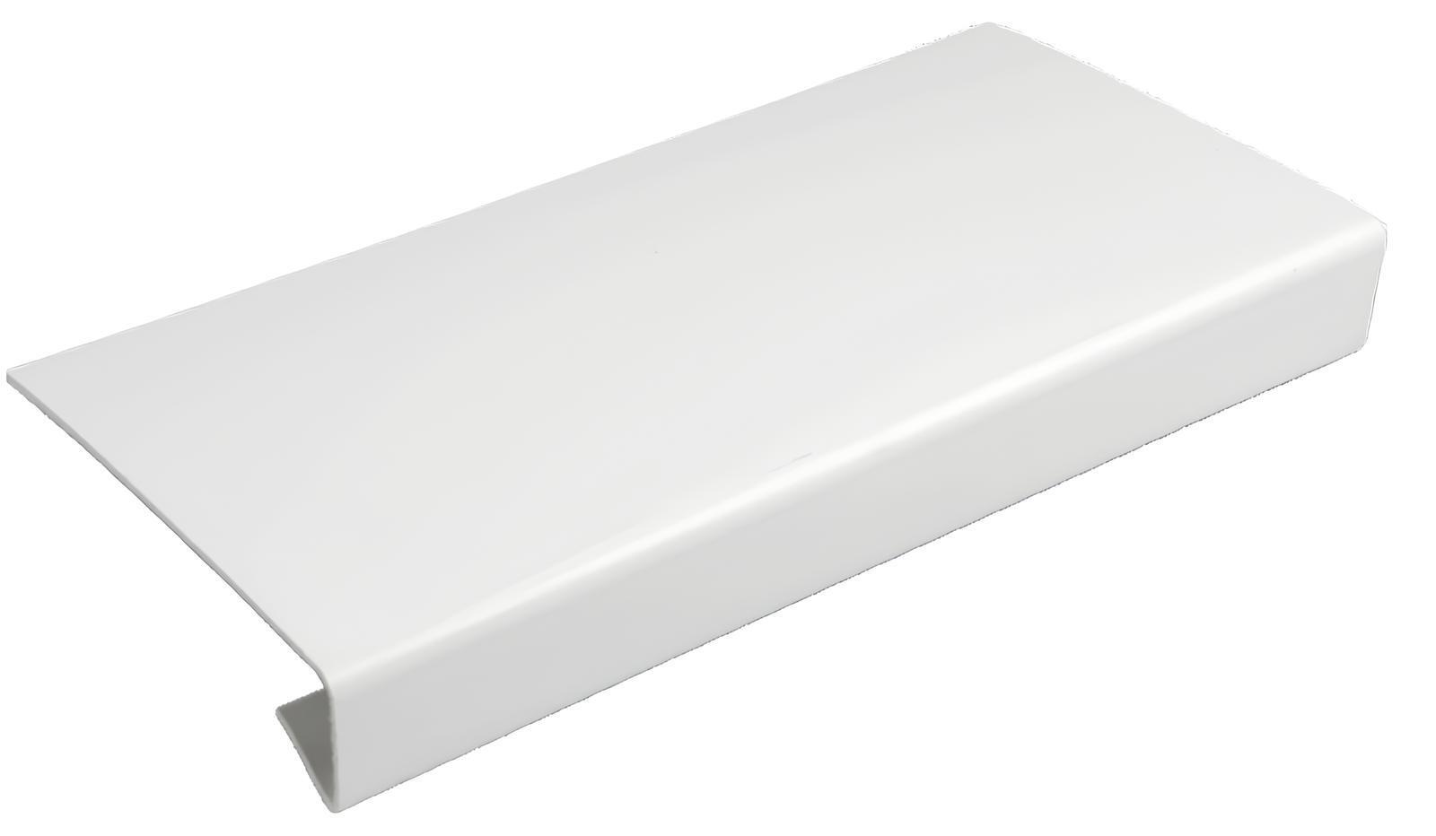 Изображение товара Усиленная ремонтная накладка на подоконник Комбиг Жёсткий 2000x500x1.50мм цвет белый ламинированный