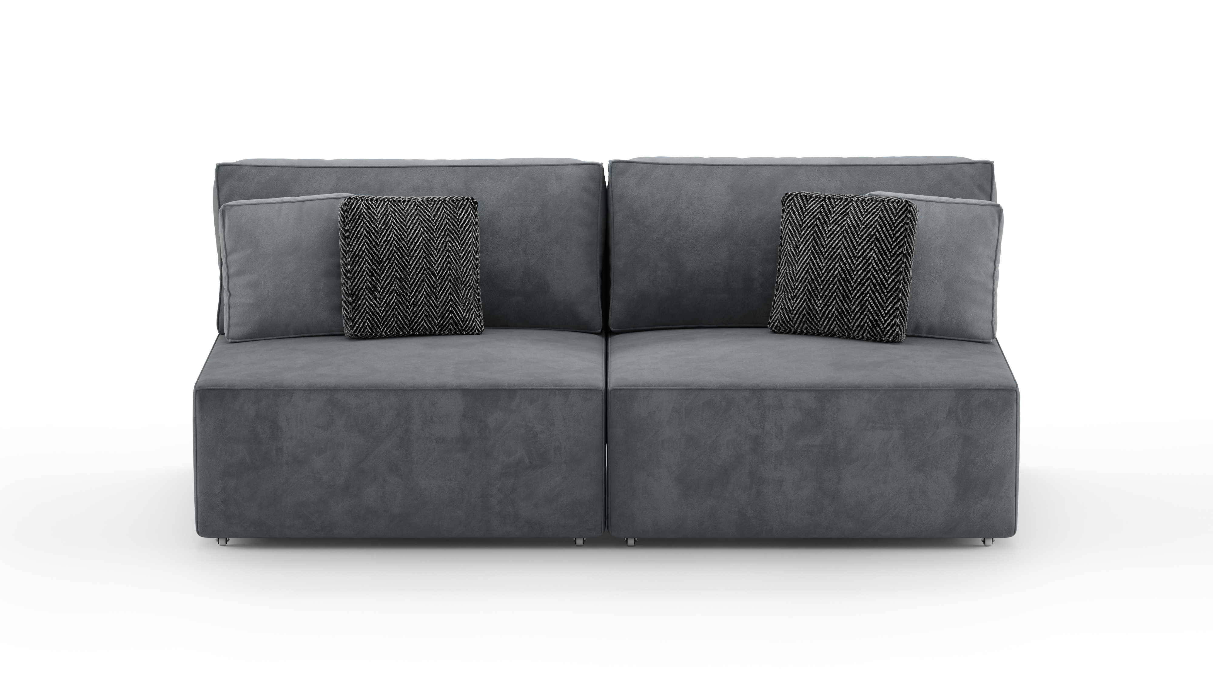 Изображение товара Диван раскладной Mebelroom Тедди 200x80 см велюр темно-серый