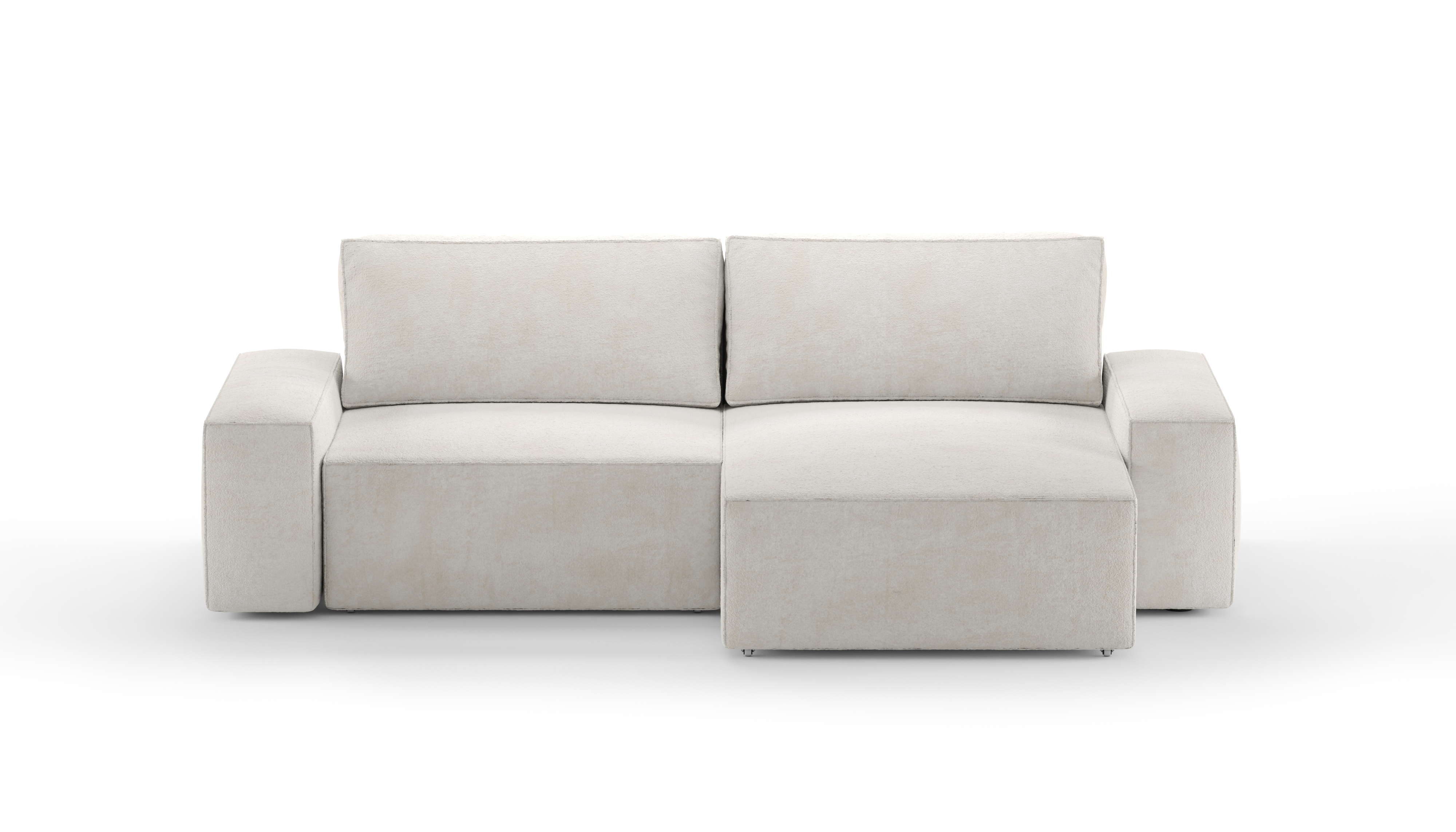 Изображение товара Диван раскладной Mebelroom Oscar 250x80x160 см шенилл цвет белый