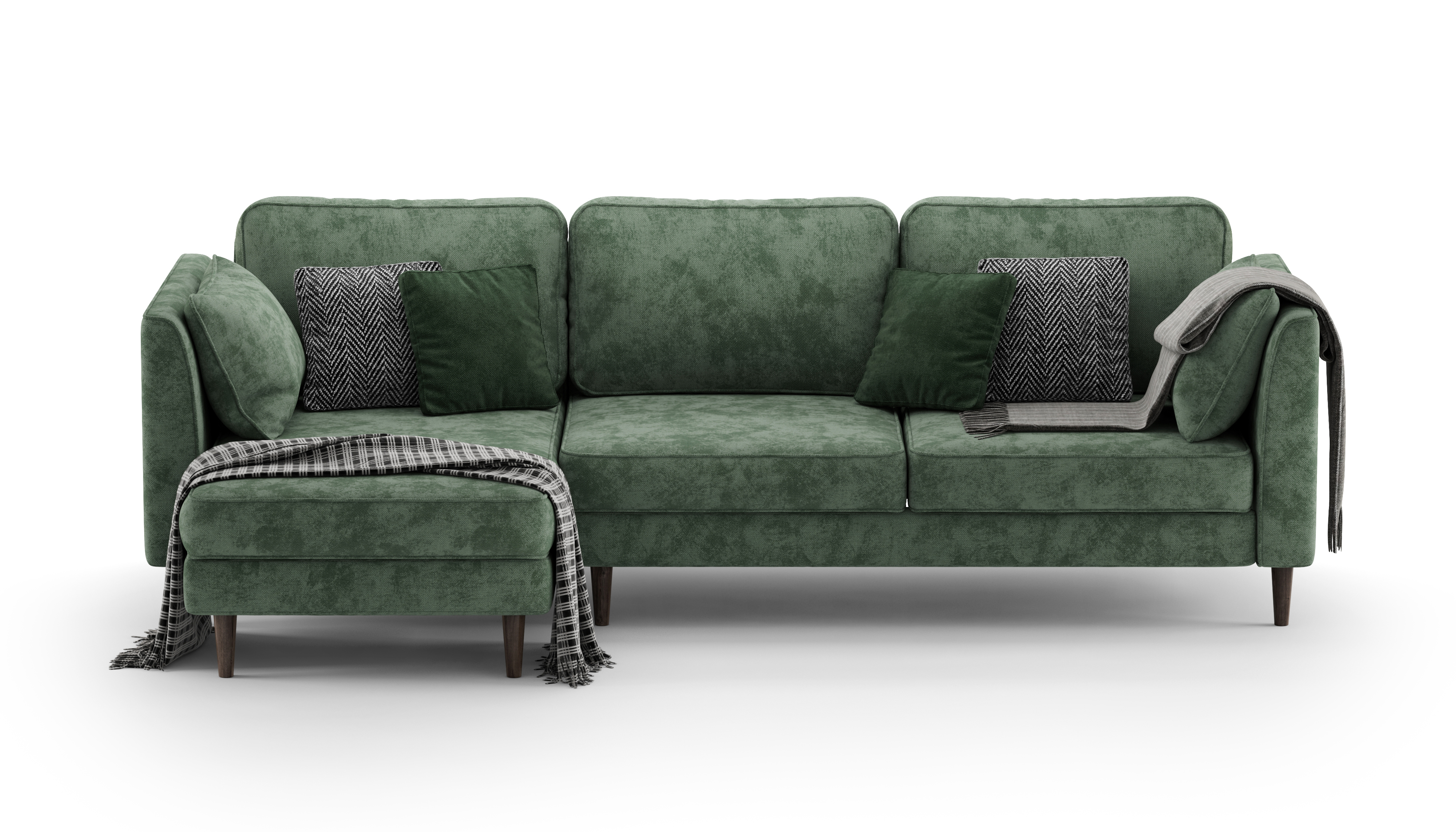 Изображение товара Раскладной угловой диван Хампи Mebelroom с ящиком и ортопедическим наполнением