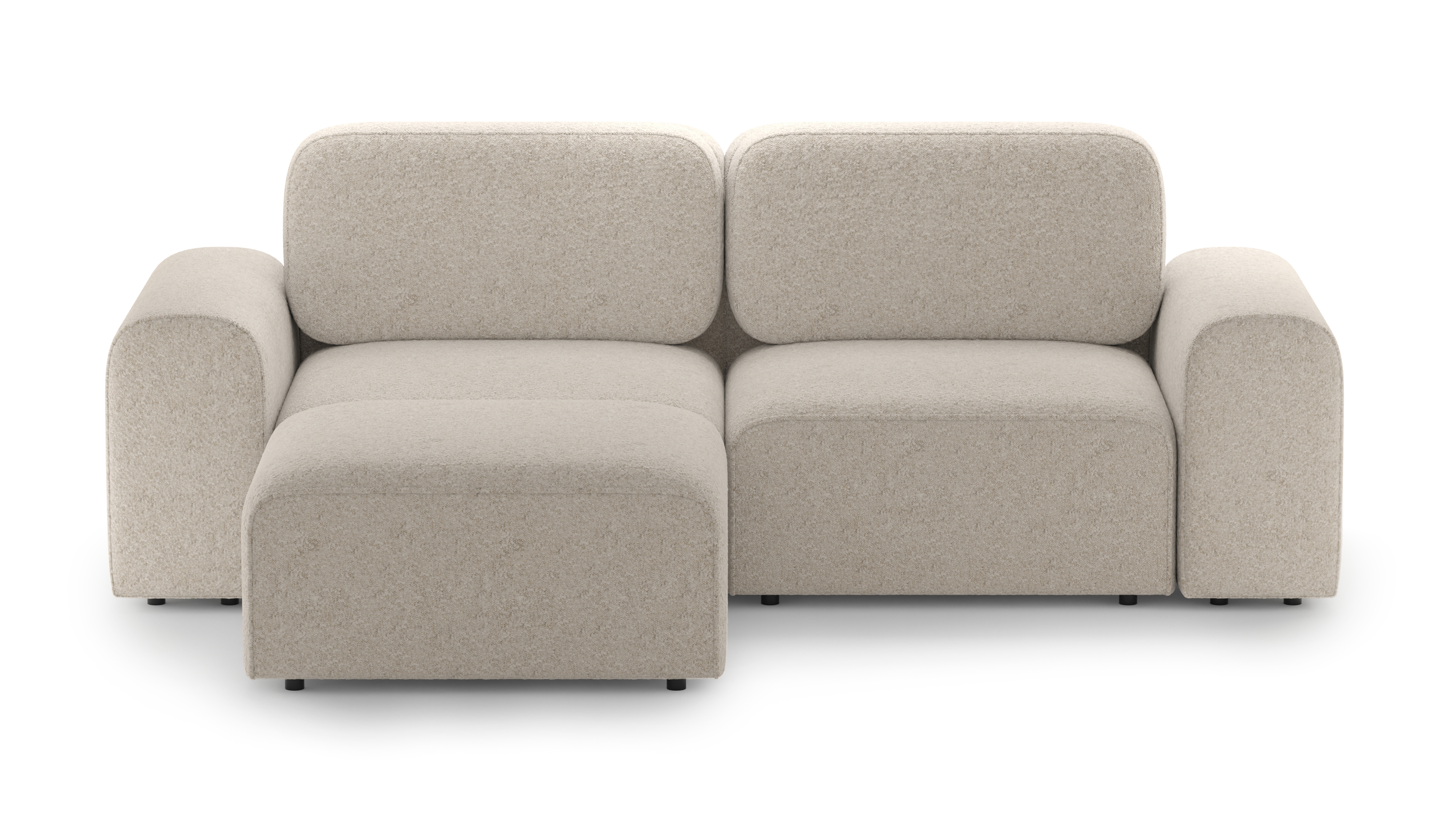 Изображение товара Диван раскладной Mebelroom Парма 280x90x180 см ткань молочный стиль лофт