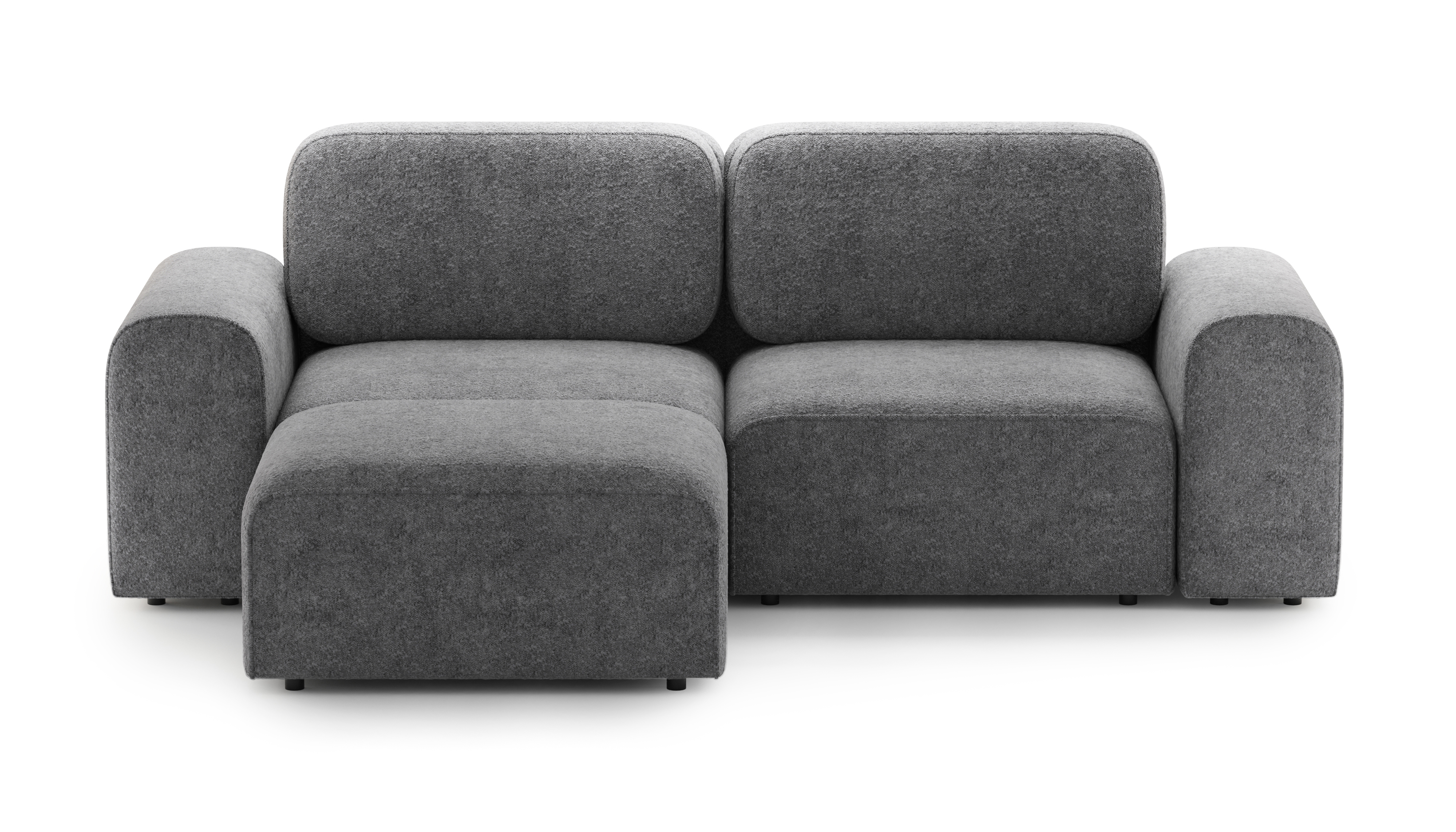 Изображение товара Диван раскладной Mebelroom Парма 280x90x180 см ткань серый стиль Лофт