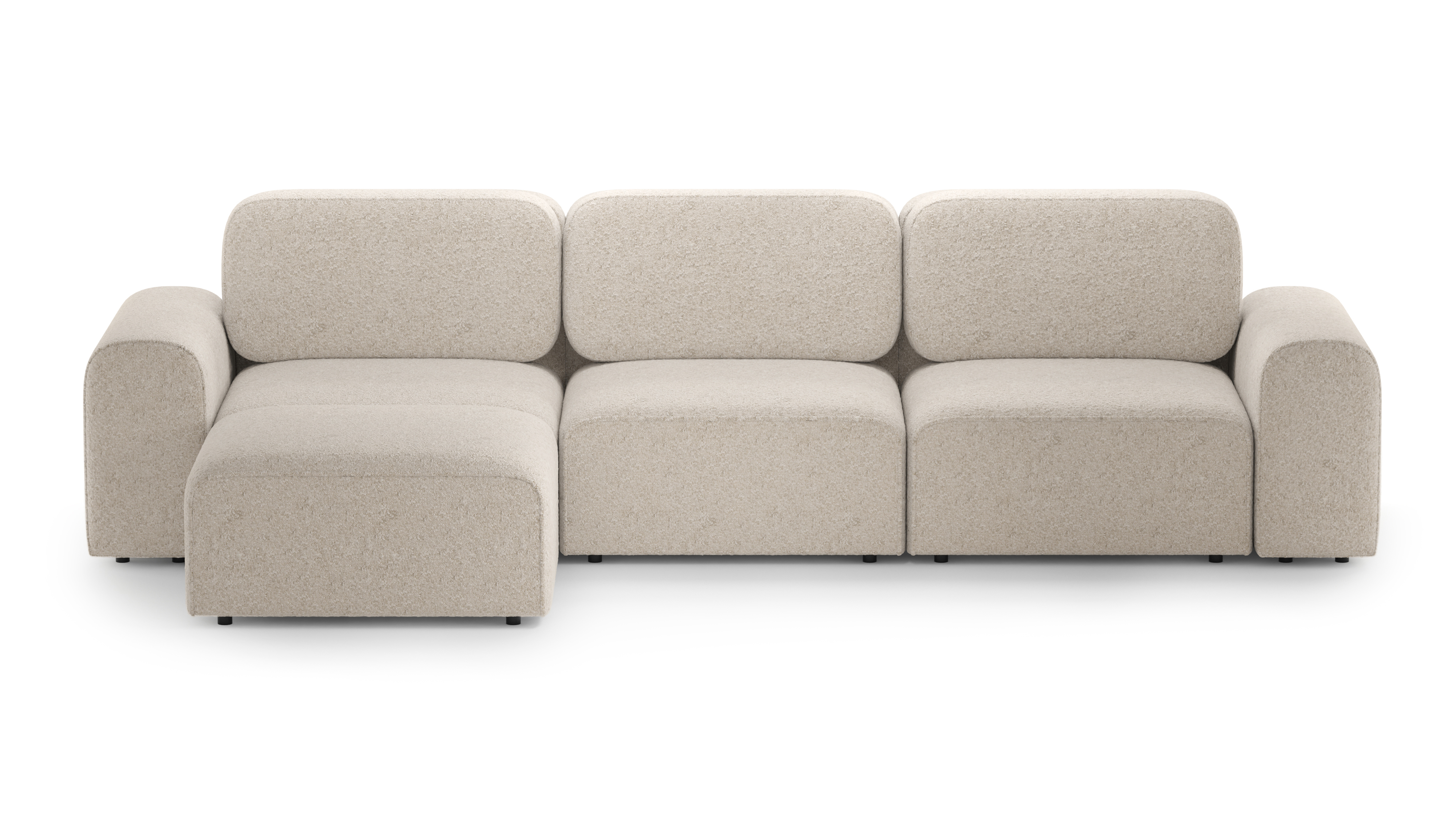 Изображение товара Диван раскладной Парма Mebelroom 380x90x180 см молочный