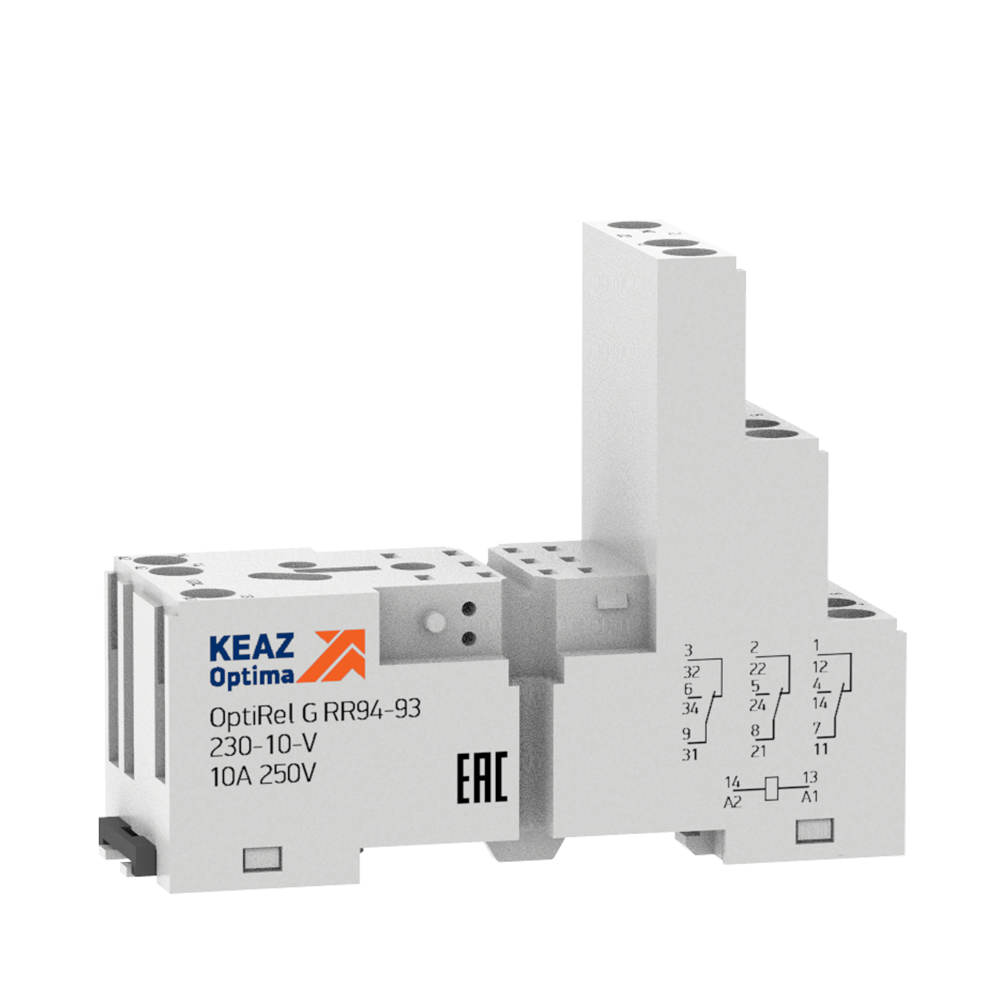 Изображение товара Розетка для реле КЭАЗ OptiRel G RR94-94-230-7-V