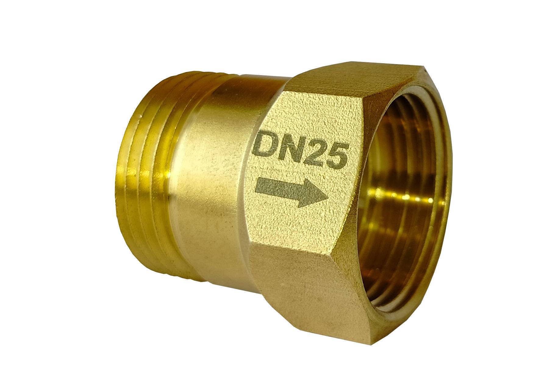 Изображение товара Обратный латунный клапан Апогей DN25 PN10 1" для водоснабжения