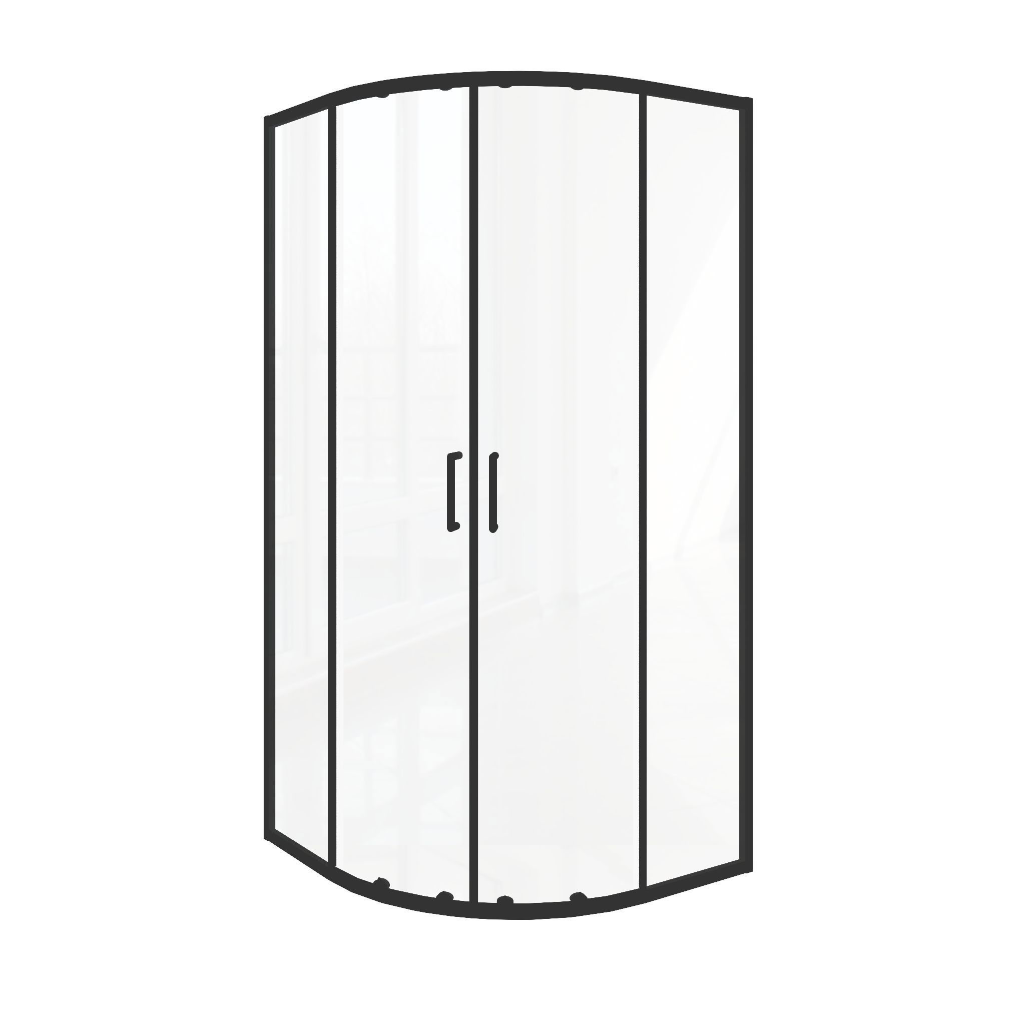 Изображение товара Душевой уголок Good door LITE ЛТ00027 1/4 круга 90x90см черный профиль эффект стекла прозрачное закаленное стекло Изображение товара Душевой уголок Good door LITE ЛТ00027 1/4 круга 90x90см черный профиль эффект стекла прозрачное закаленное стекло