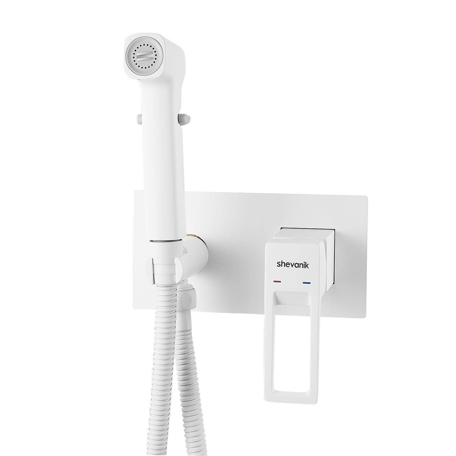 Изображение товара Гигиенический душ со смесителем SHEVANIK S6805C белый