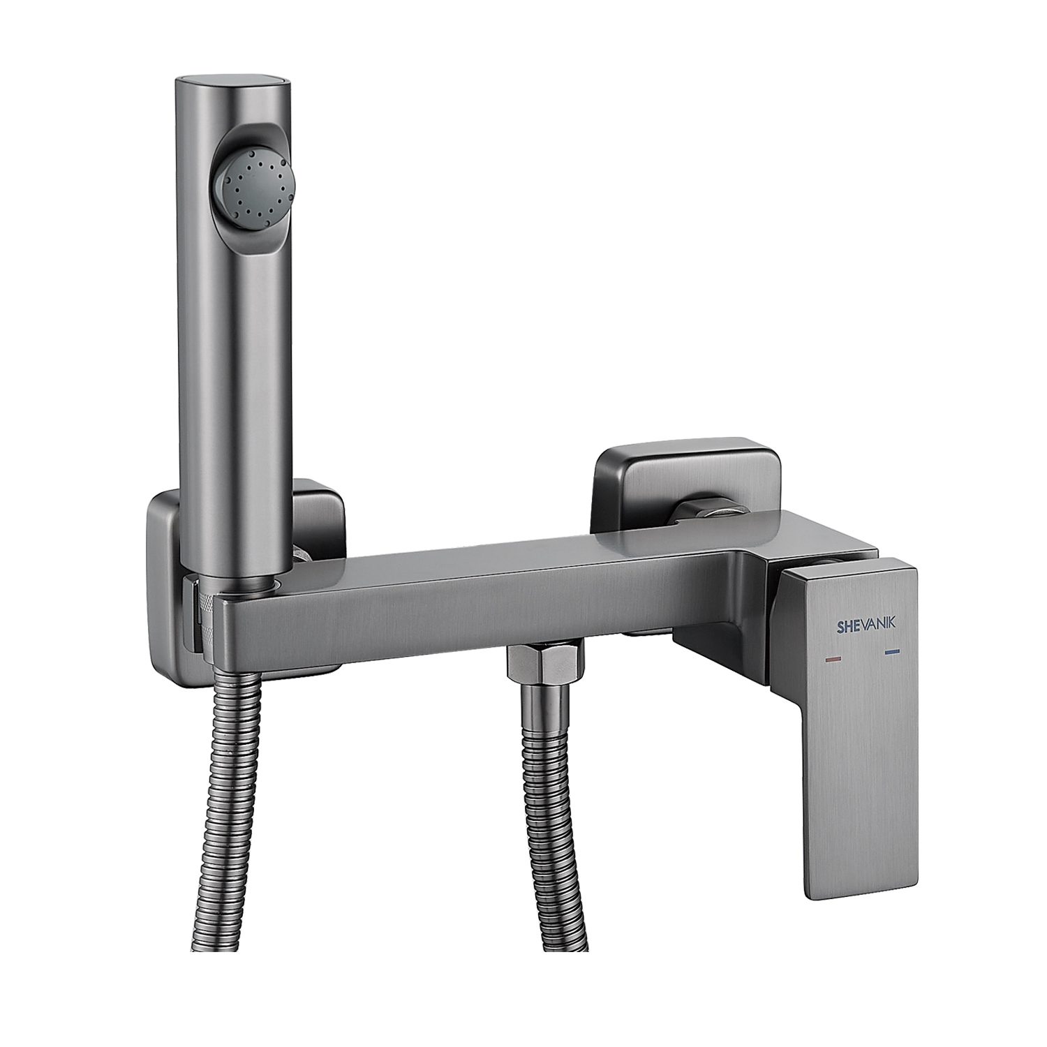 Изображение товара Гигиенический душ Shevanik S96 с шлангом 120 см и смесителем Графит