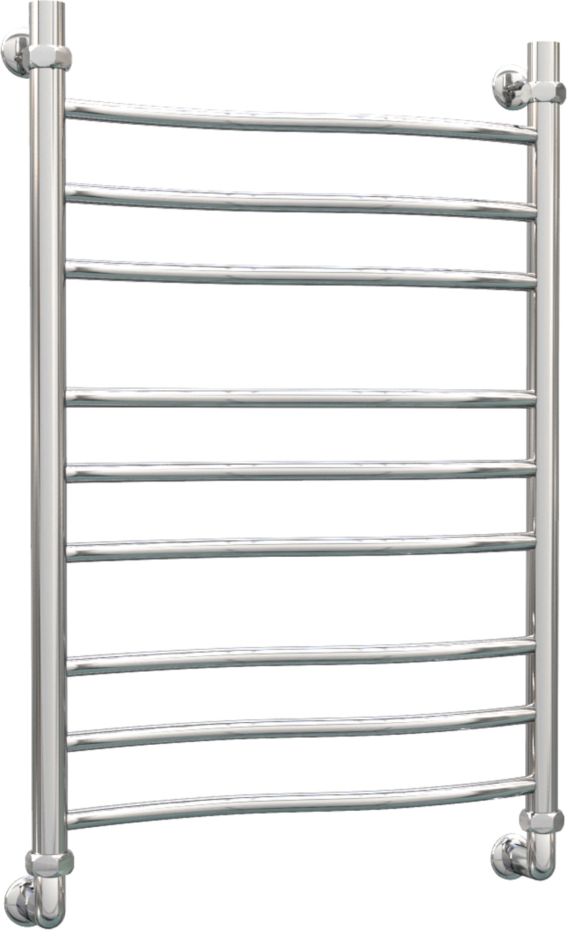 Изображение товара Полотенцесушитель водяной лесенка Роснерж L101010 63x80 мм универсальная подводка нержавеющая сталь цвет серебристый