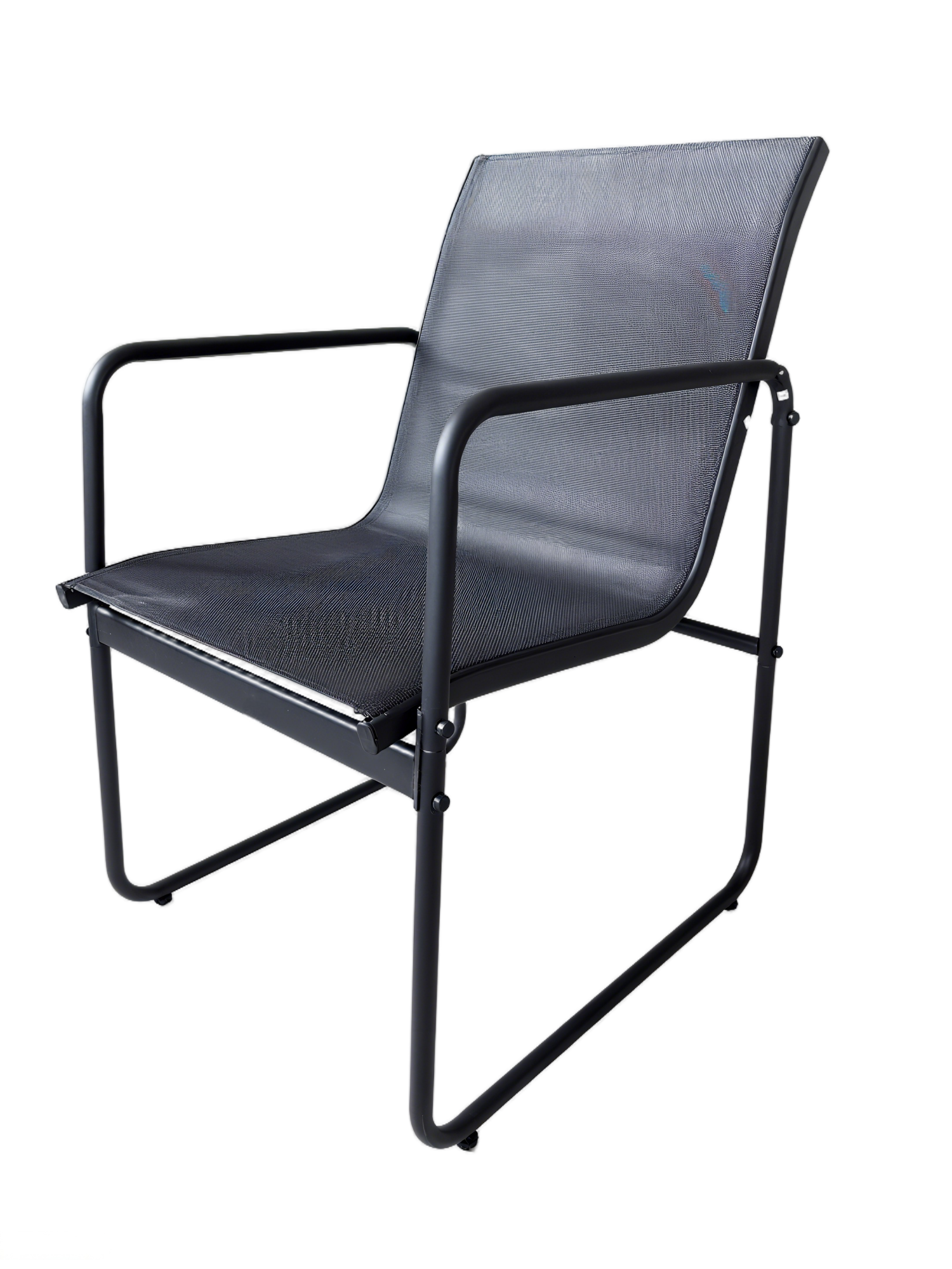 Изображение товара Садовое кресло без подушки BEGINIA Tomari 50x60x82.5 см 2 шт металл серый