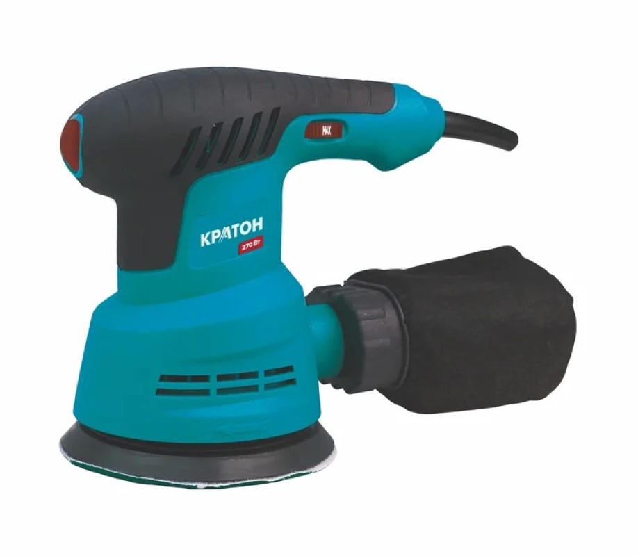 Изображение товара Эксцентриковая шлифмашина сетевая Кратон ES-270-125, 125 мм, 270 Вт