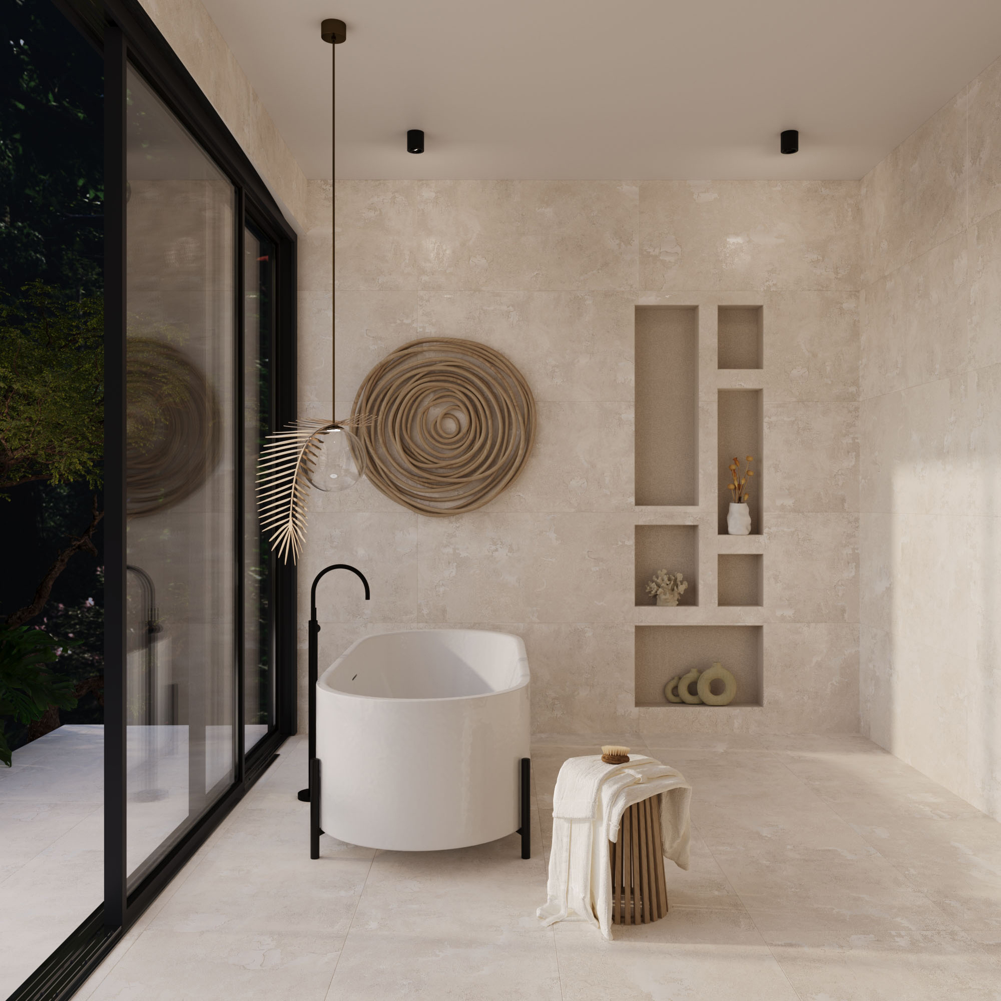 Изображение товара Глазурованный керамогранит Arcadia Ceramica Eragon Light Brown 60x120 см матовый