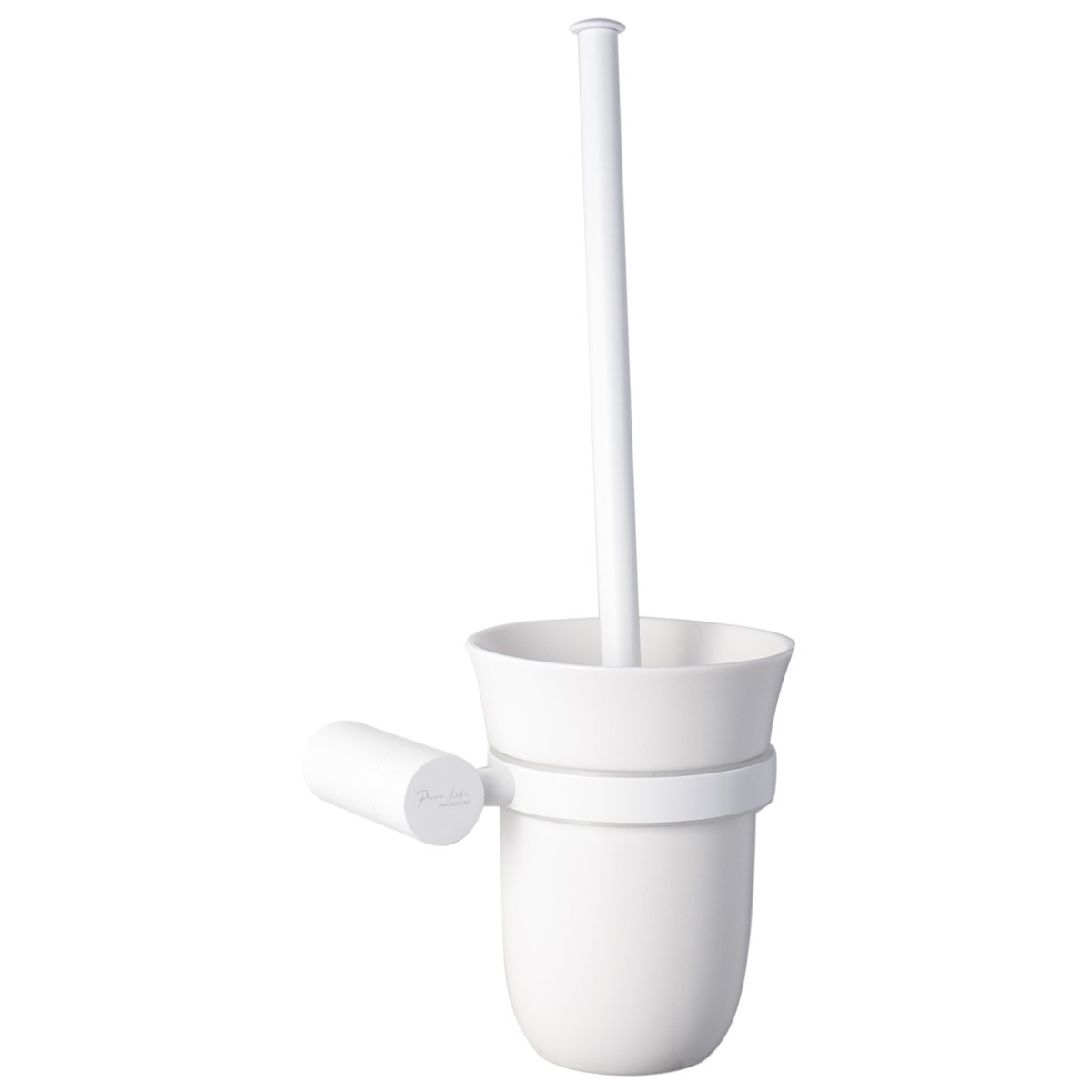 Изображение товара Ёршик для унитаза Maxonor Pure Life PL2310 белый с креплением на стену