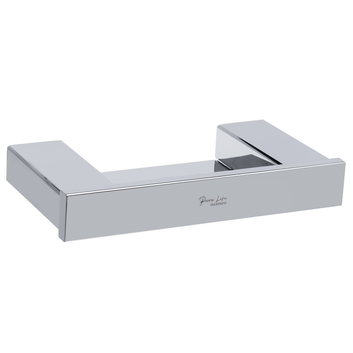 Изображение товара Мыльница Maxonor pure life PL1902 латунь серый серебристый хром подвесная дизайнерская