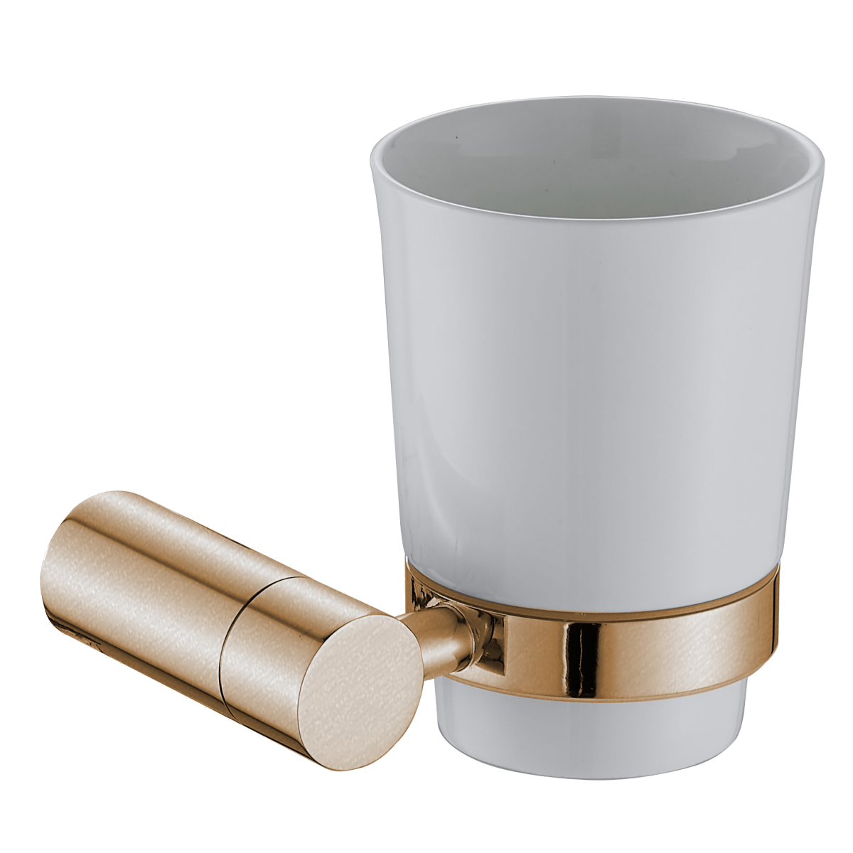 Изображение товара Стакан и держатель для зубных щеток Maxonor Pure Life PL2606 золото матовое