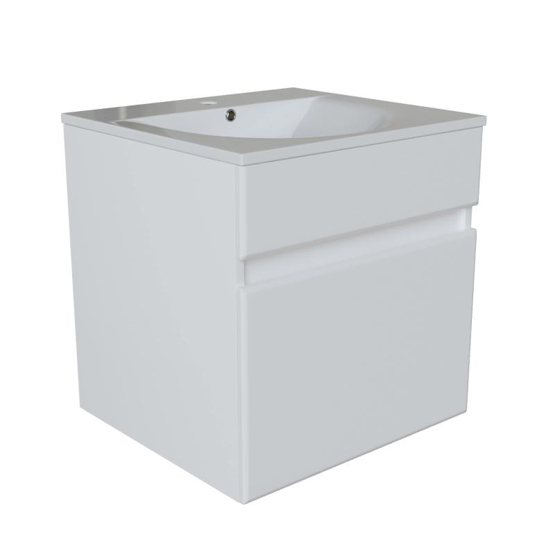 Изображение товара Тумба для ванной Mixline Брикс-50 подвесная под раковину Breeze 50 мебельный Sanita Luxe