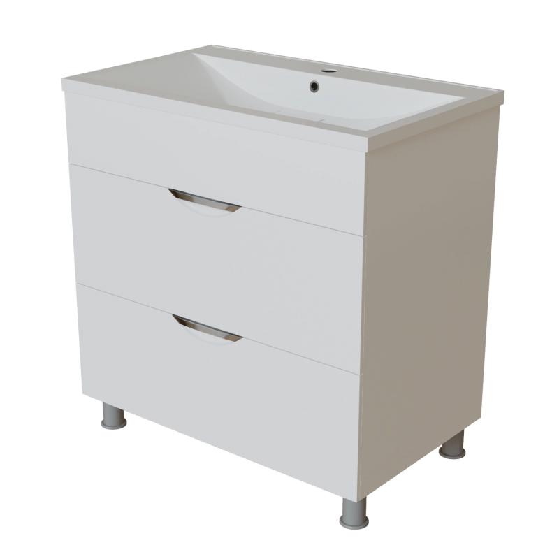 Изображение товара Тумба для ванной Mixline Этьен-75 под раковину Нелли-75