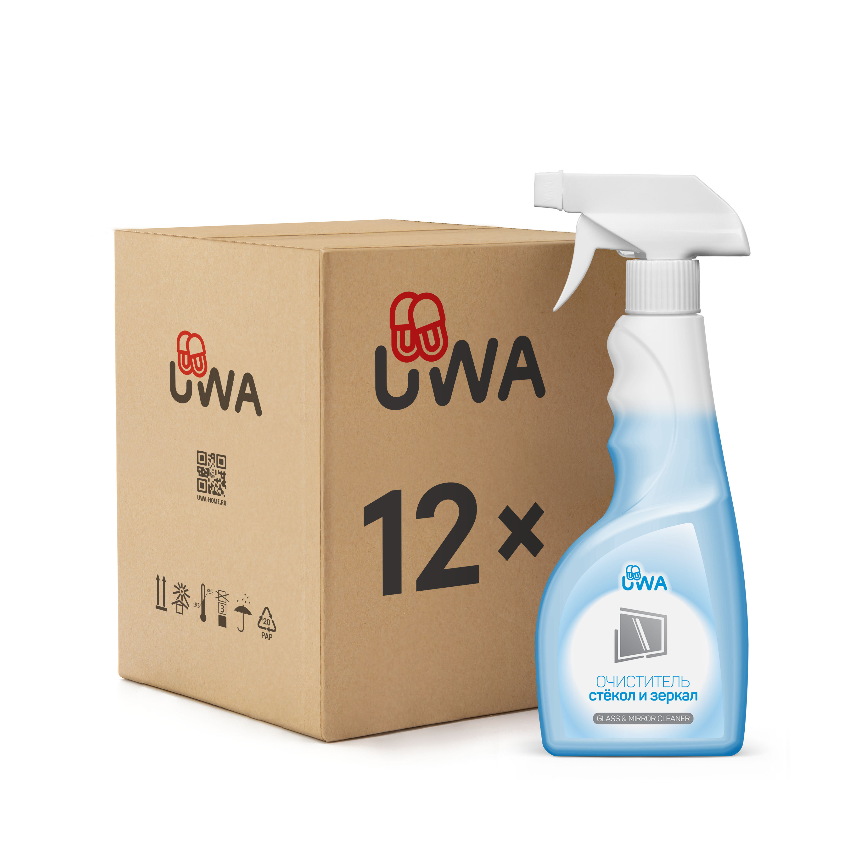 Изображение товара Средство для чистки стекол и зеркал Uwa Kіtchen Cleaner Ut540 0.5 л 12 шт