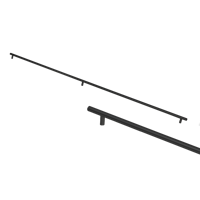 Изображение товара Мебельная ручка-рейлинг KONSENSA 1200 мм черная