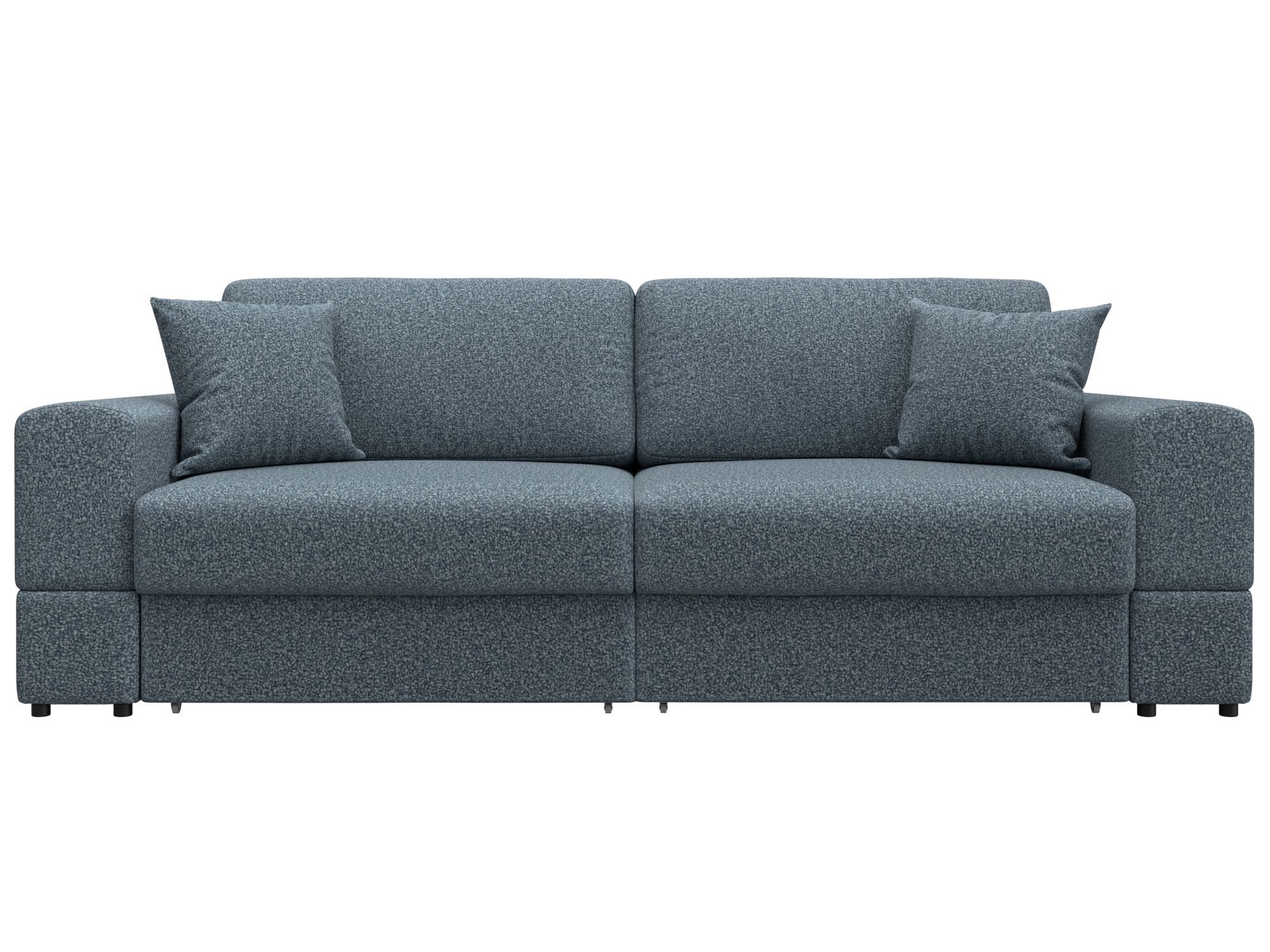 Изображение товара Диван прямой Лига диванов Лига-055 НПБ 246x108x92 см велюр цвет ness 12 серый