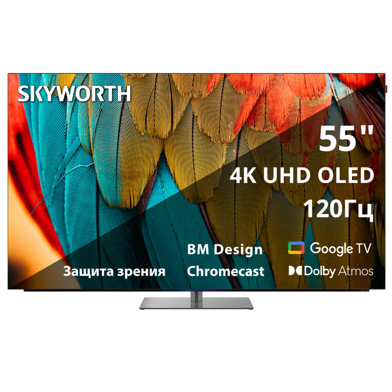 Изображение товара Телевизор Skyworth 55SXF9850 OLED 55 4K HDR Google TV Bluetooth Wi-Fi