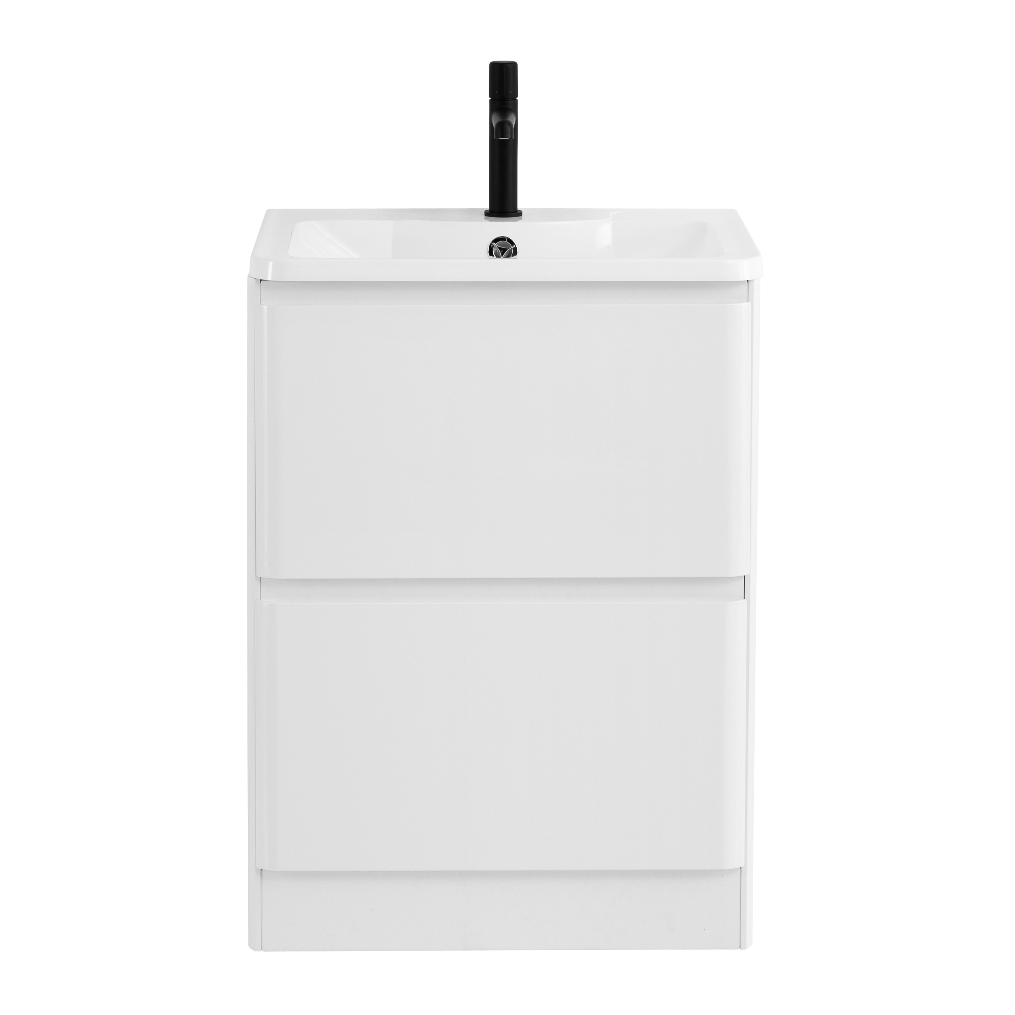 Изображение товара Тумба под раковину Belbagno Albano-700-2C-PIA-BL напольная 70см цвет белый