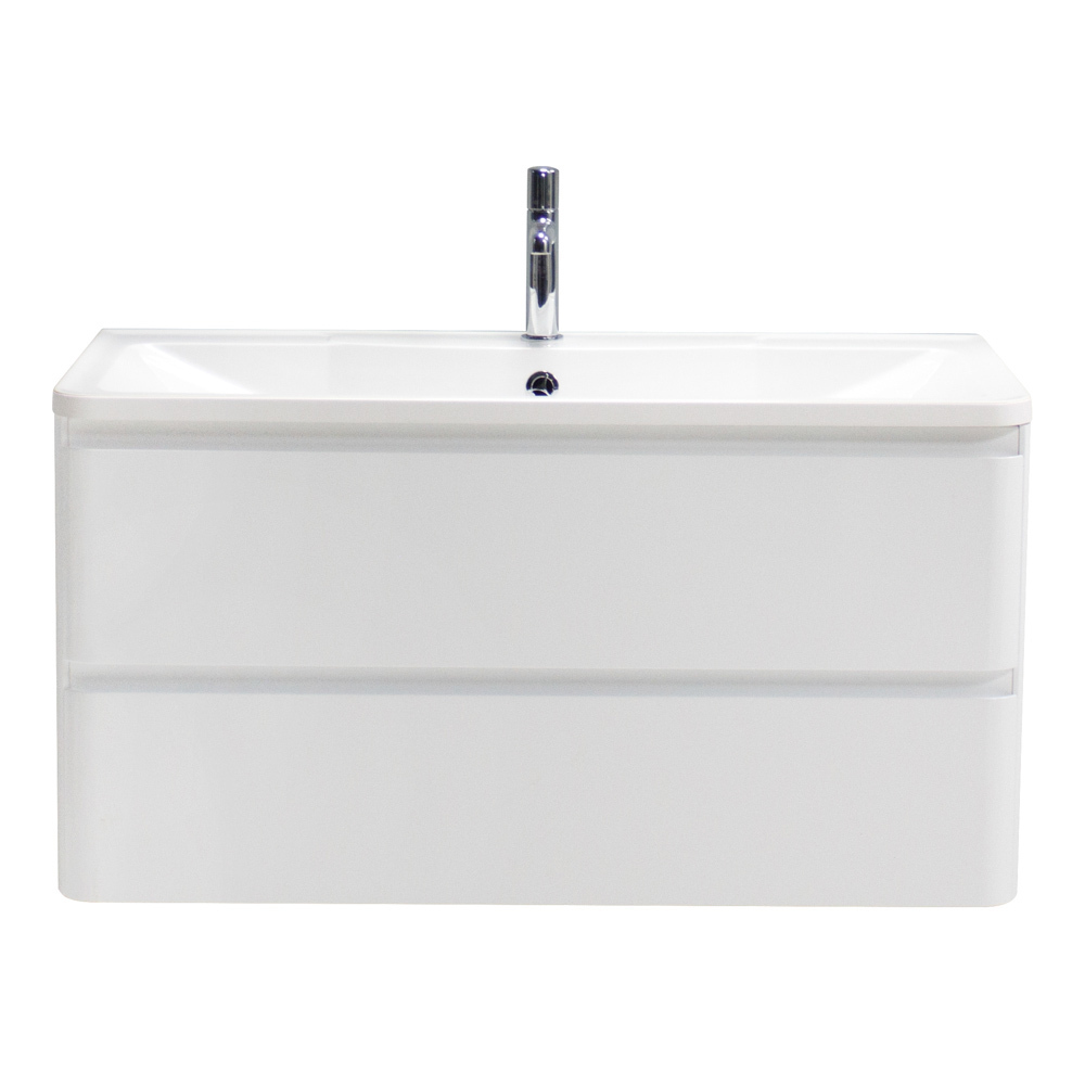 Изображение товара Тумба под раковину Belbagno Albano 80 см белый с ящиками и Soft close