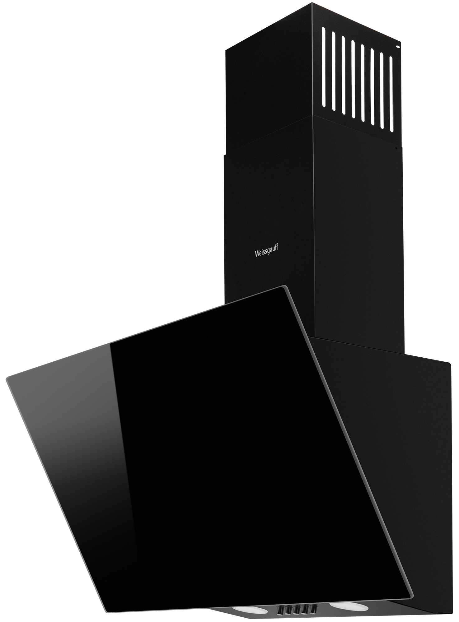 Изображение товара Вытяжка купольная Weissgauff Yota 60 PB BL черная встроенная с LED освещением