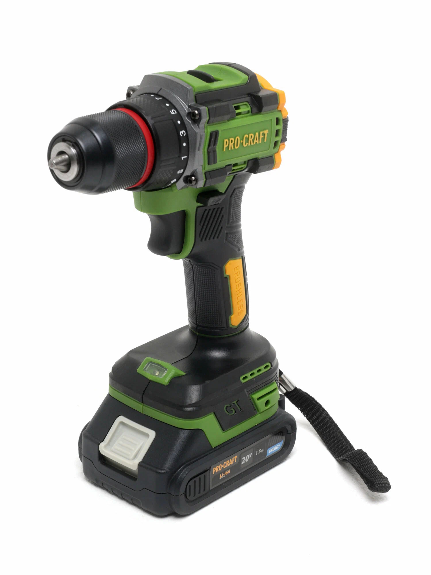 Изображение товара Шуруповерт аккумуляторный Procraft PA18LiPro 20 В 1.5 Ач