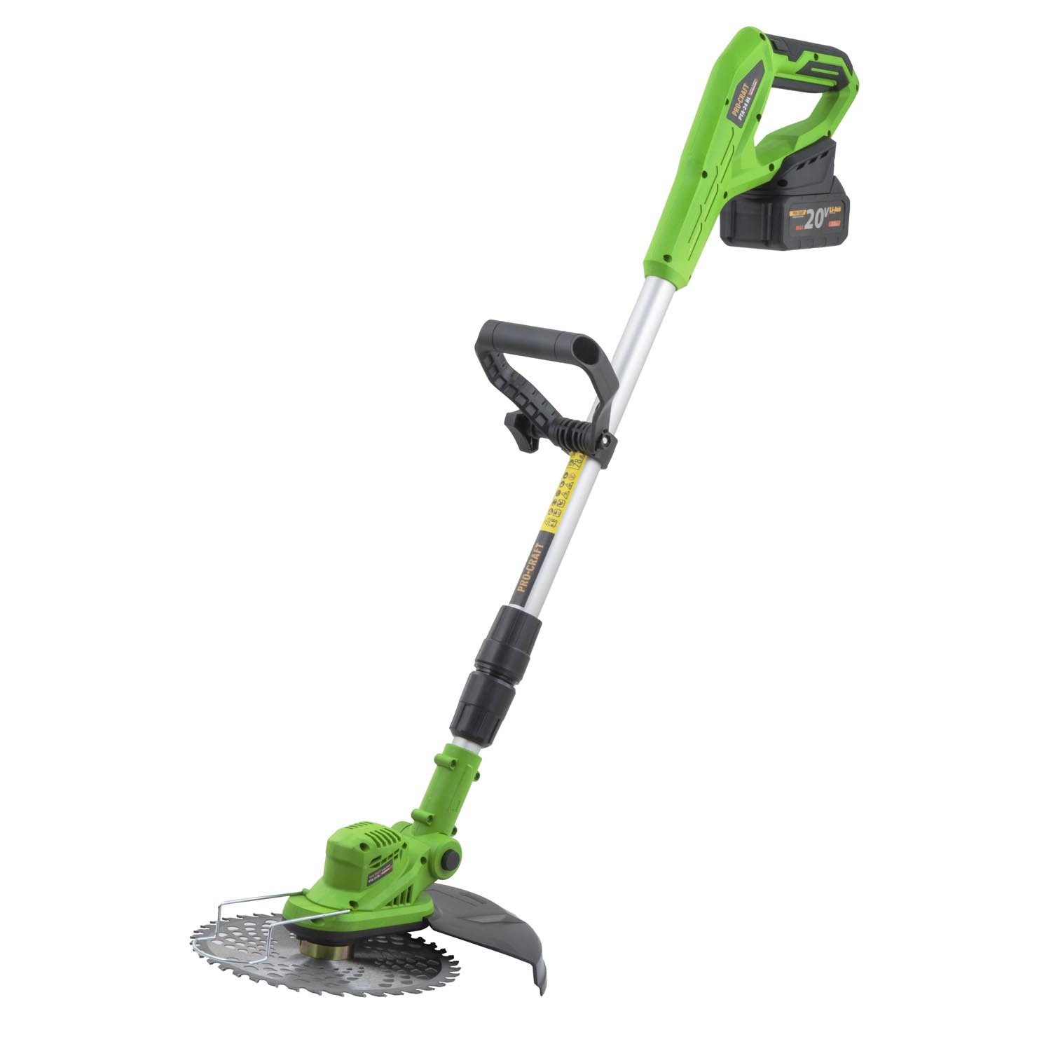 Изображение товара Триммер аккумуляторный бесщёточный Procraft Pta24bl 20 В 1x3 Ач АКБ и ЗУ в комплекте Изображение товара Триммер аккумуляторный бесщёточный Procraft Pta24bl 20 В 1x3 Ач АКБ и ЗУ в комплекте