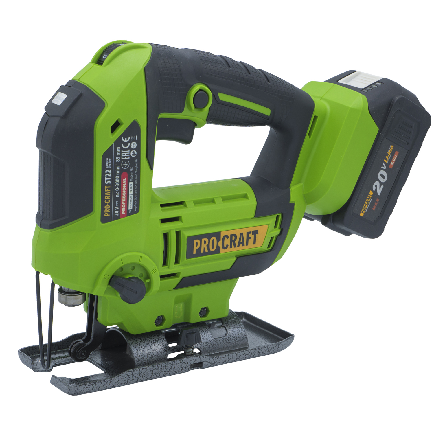 Изображение товара Лобзик аккумуляторный PROCRAFT ST22 20В Li-Ion, без АКБ и ЗУ