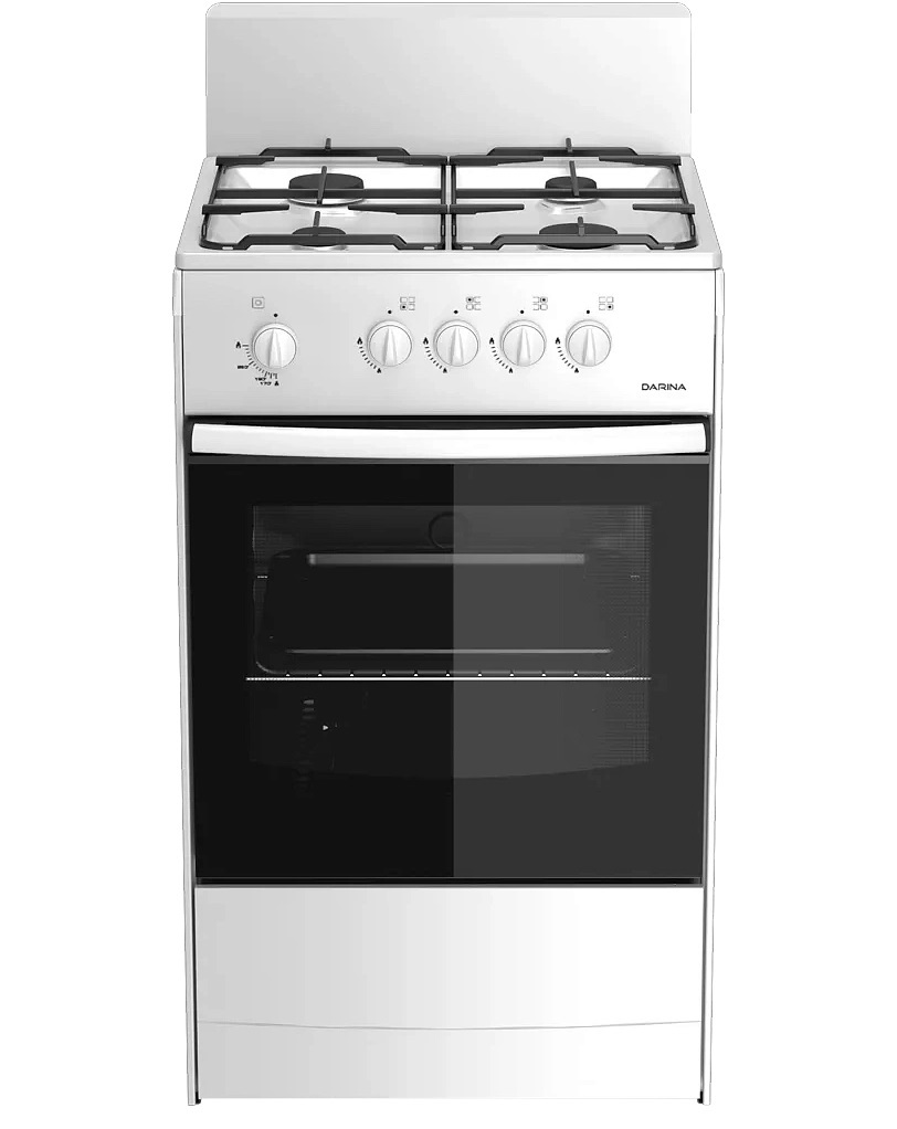 Изображение товара Газовая плита DARINA S GM441 001 W с духовкой 50 л механическая Россия
