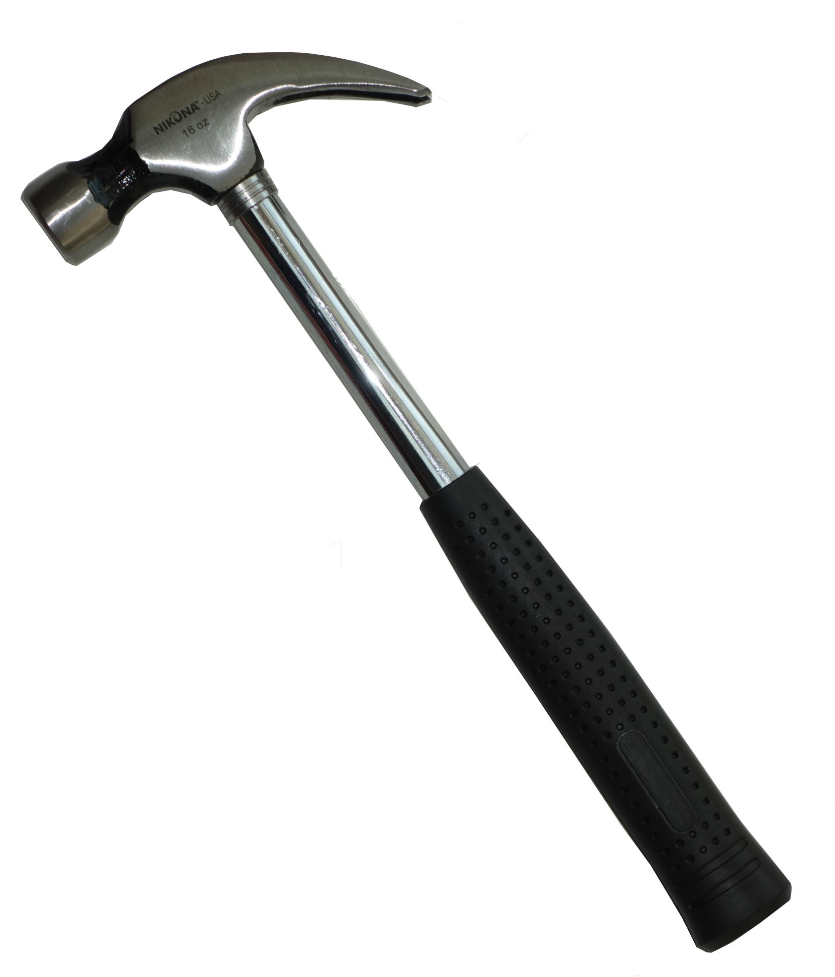 Изображение товара Молоток столярный Nikona 60-406 с гвоздодёром стальная рукоять 450 г