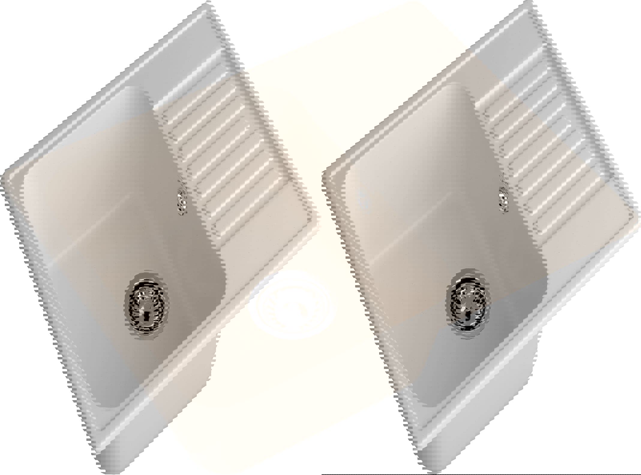 Изображение товара Мойка для кухни врезная ЭКО-М 7448-1 терракот 47.8x73.7 см кварц